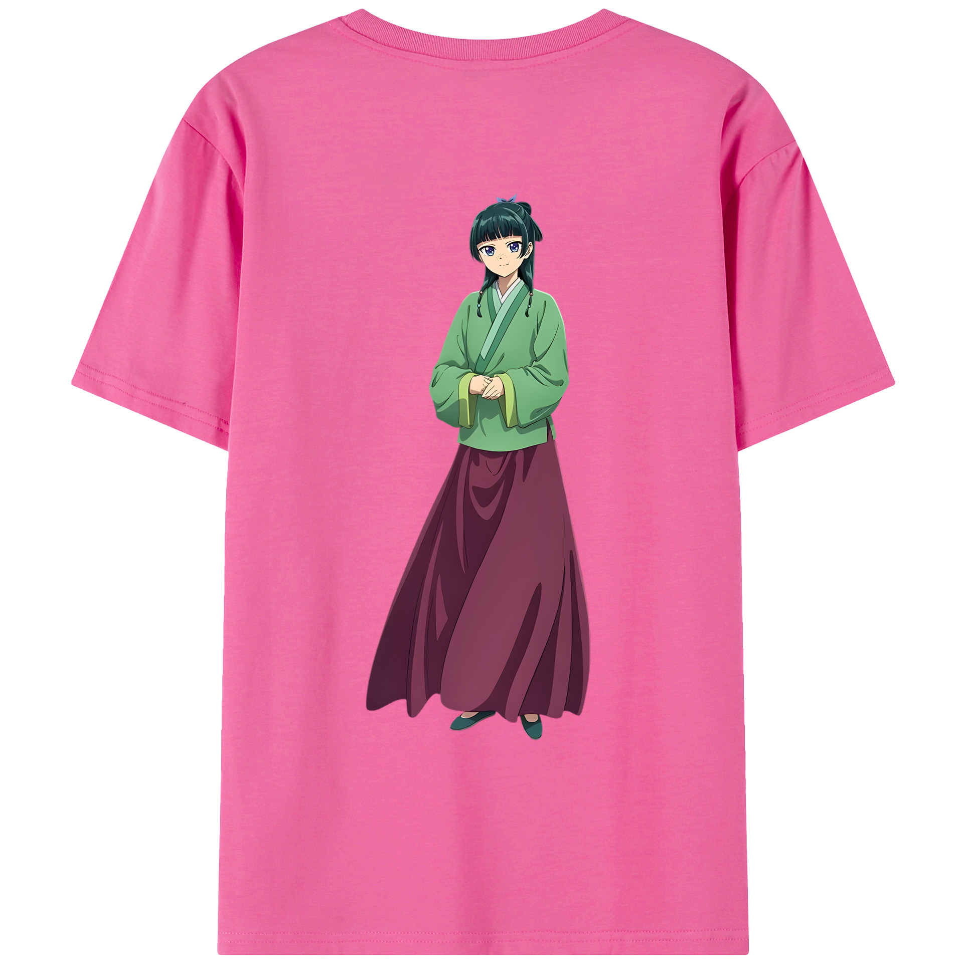 （画像用） 薬屋のひとりごと The Apothecary Diaries レディース半袖Tシャツ(バックプリント)